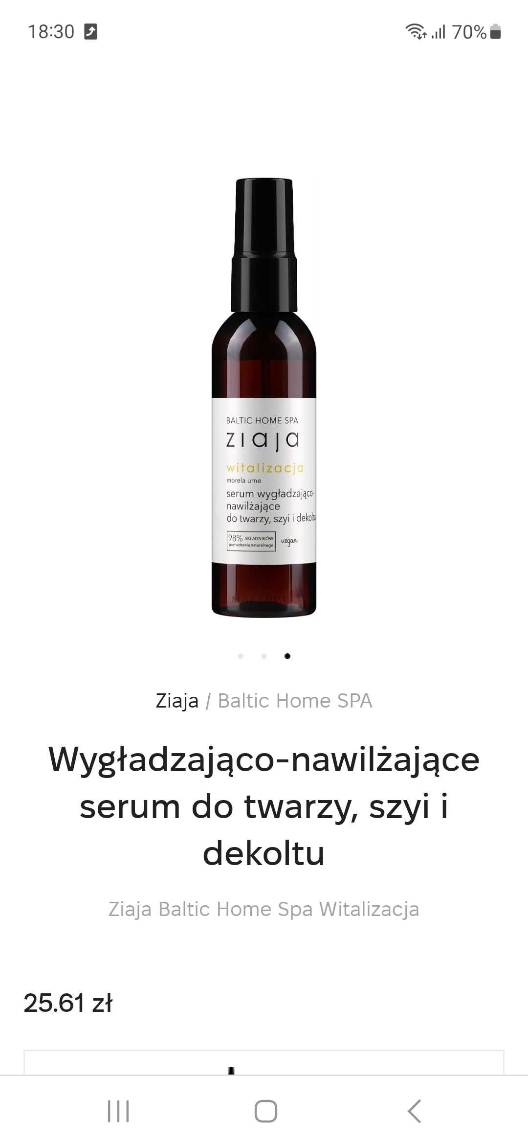 Serum Baltic home spa Ziaja