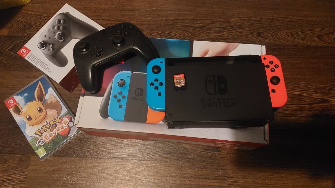 Nintendo Switch set completo c/ cartão 64Gb