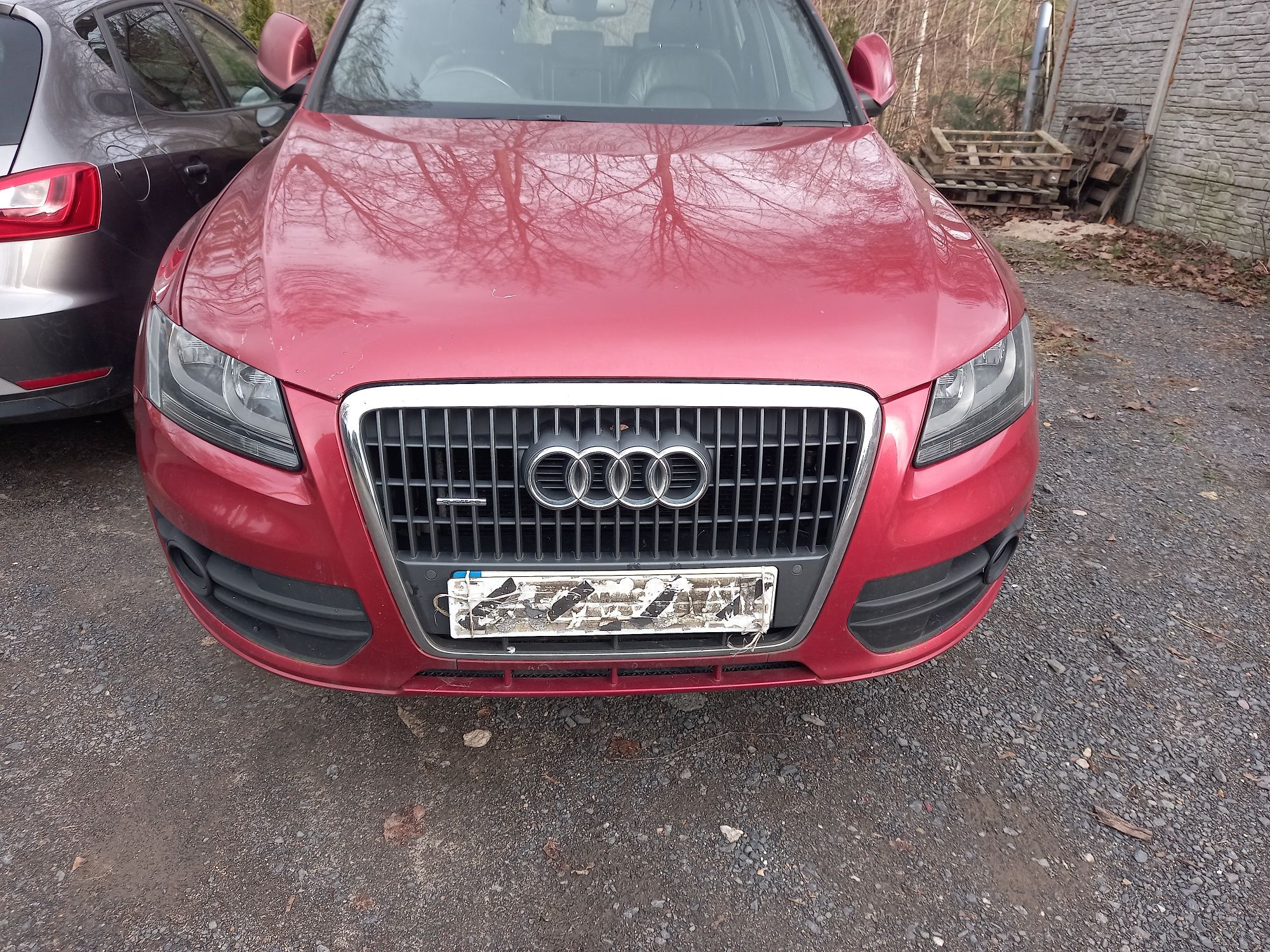 Audi q5 maska zderzak przód kompletny