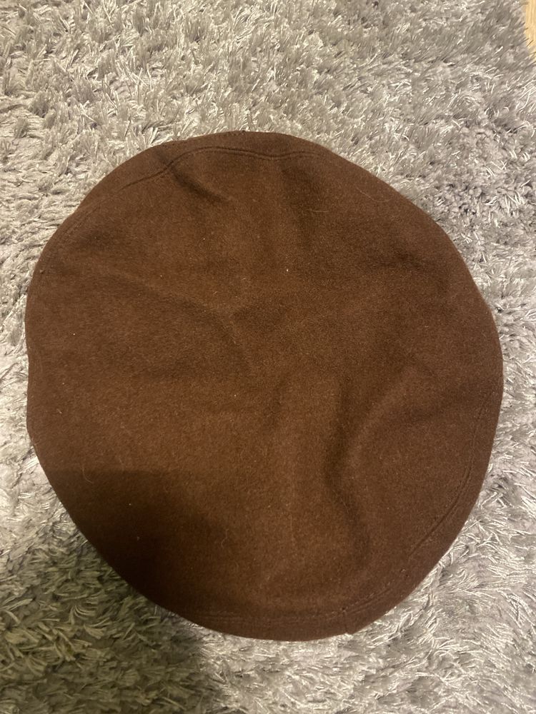 Beret wojskowy brązowy