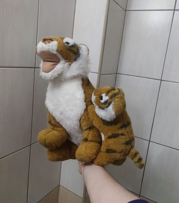 Pluszowa zabawka duża zwierzęta zwierzątko Tygrys tygrysek lew mały i