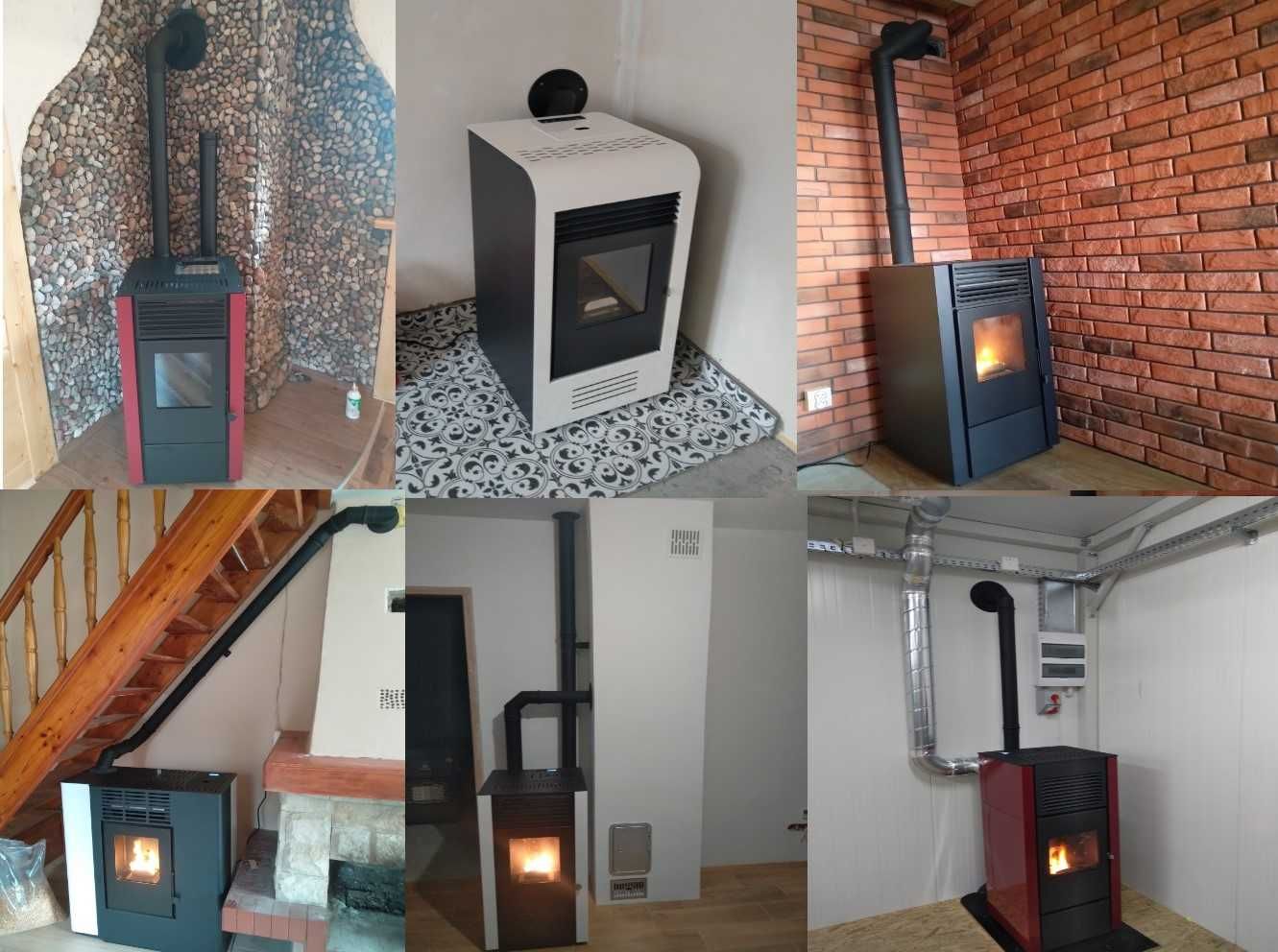 Piec, piecyk, kominek, koza  na pelet pellet Giada 9 kW