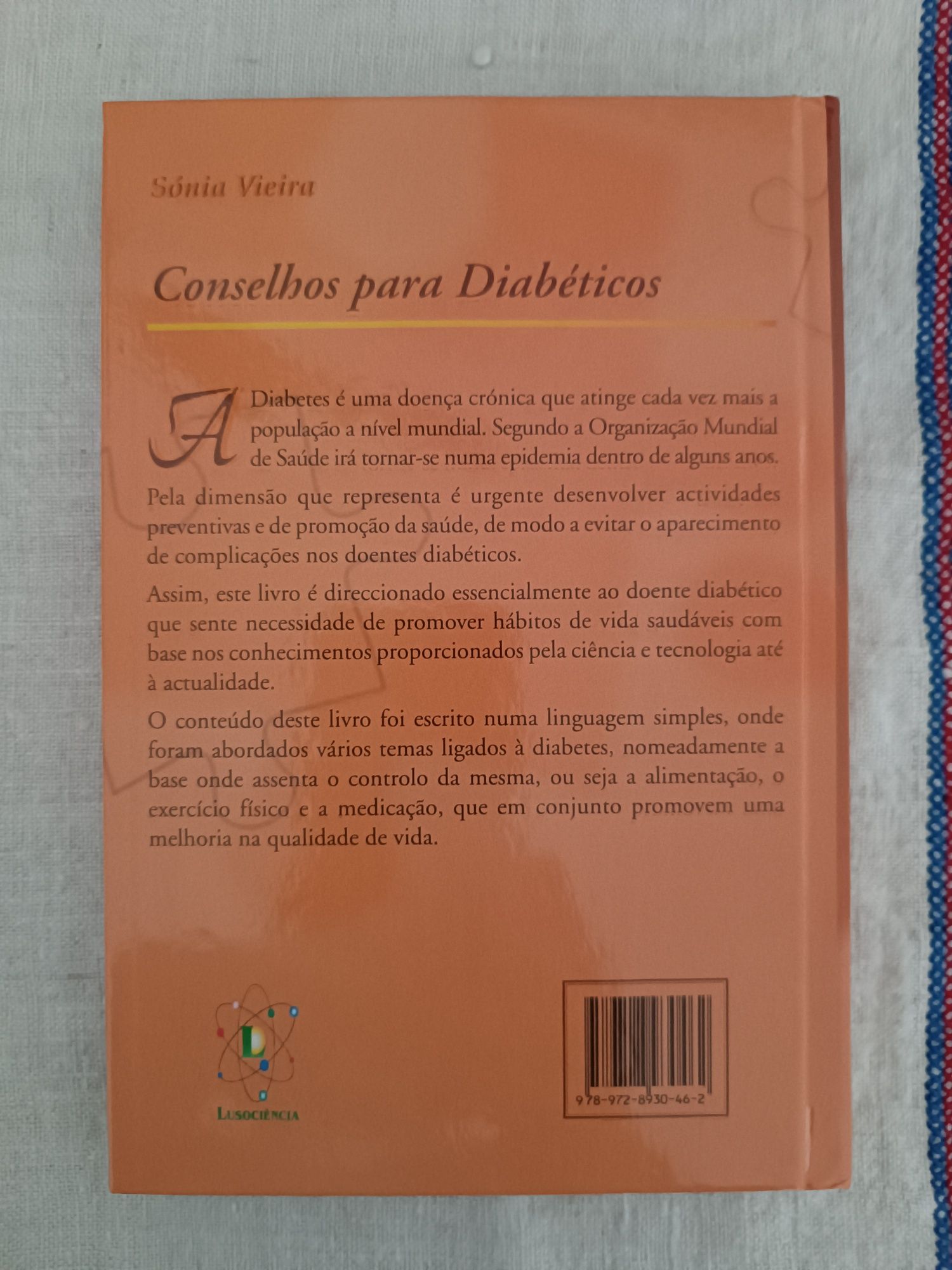 Livro "Conselhos para Diabéticos"