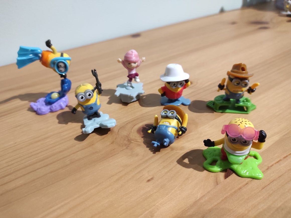 Zabawki z Kinder Niespodzianki seria Minionki