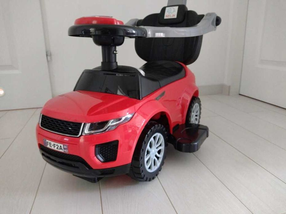Duży Jeździk Chodzik Pchacz Autko Zabawka Interaktywna dla Dzieci