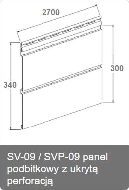 podbitka podsufitka dachowa duo PCV panel panele GRAFIT Vox