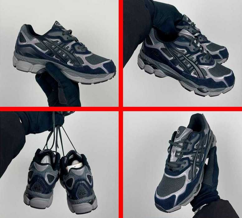 Мужские кроссовки Asics Gel-NYC Graphite Grey Black 40-45 асикс Хит