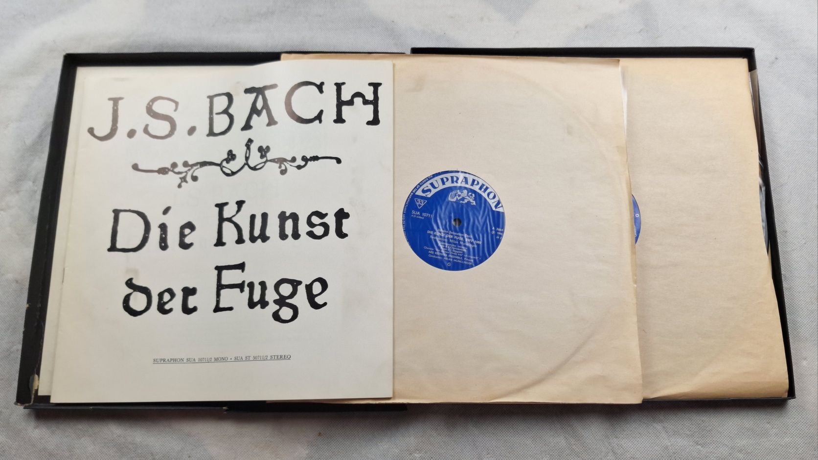 Winyl 2LP Bach, Munclinger - Die Kunst Der Fuge