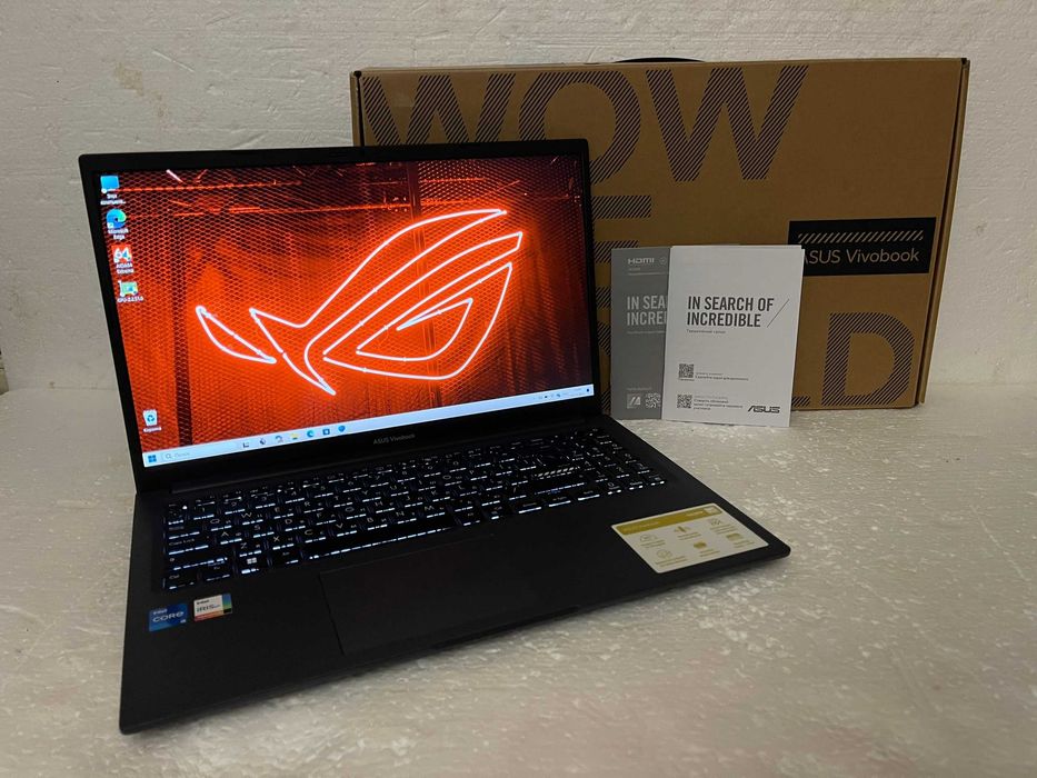 Игровой ASUS X1502Z + (Core 12" го покол  12" ЯДЕР) + ВЕСЬ КОМПЛЕКТ!!