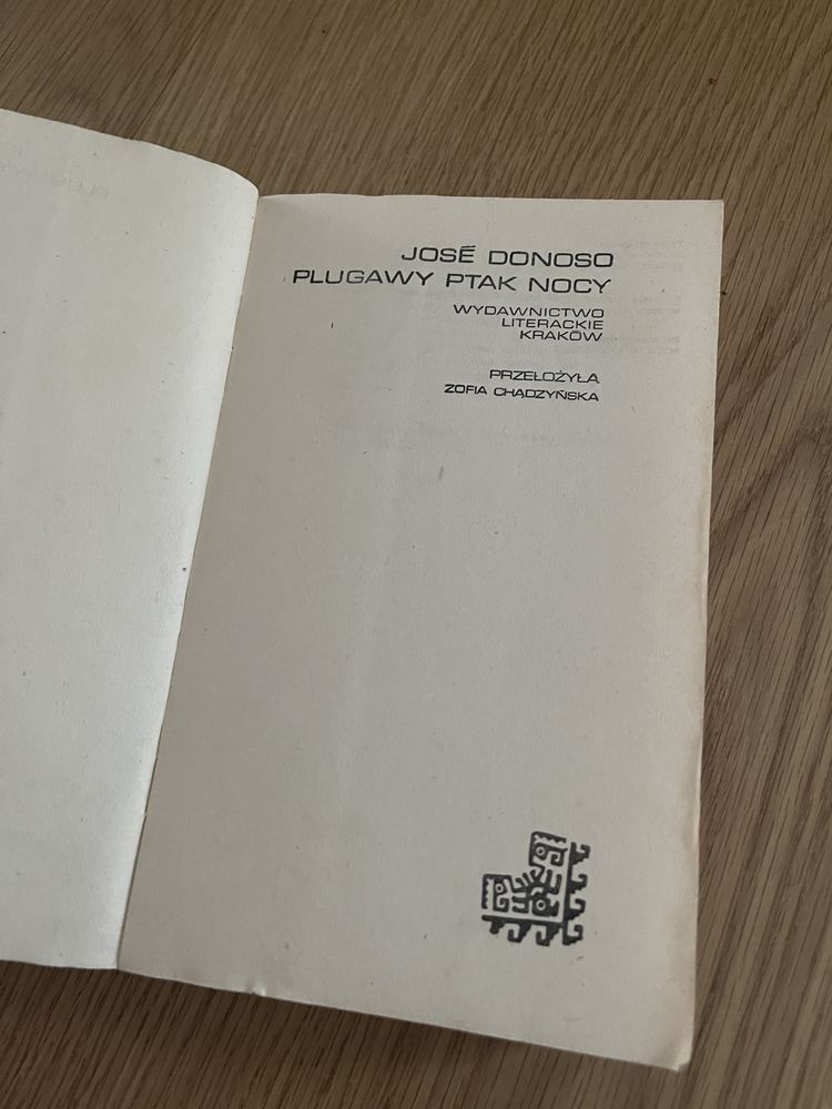 José Donoso Plugawy ptak nocy
