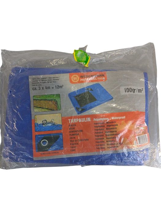 Werckmann plandeka mata ochronna 4 X 3M 100 G/M2
