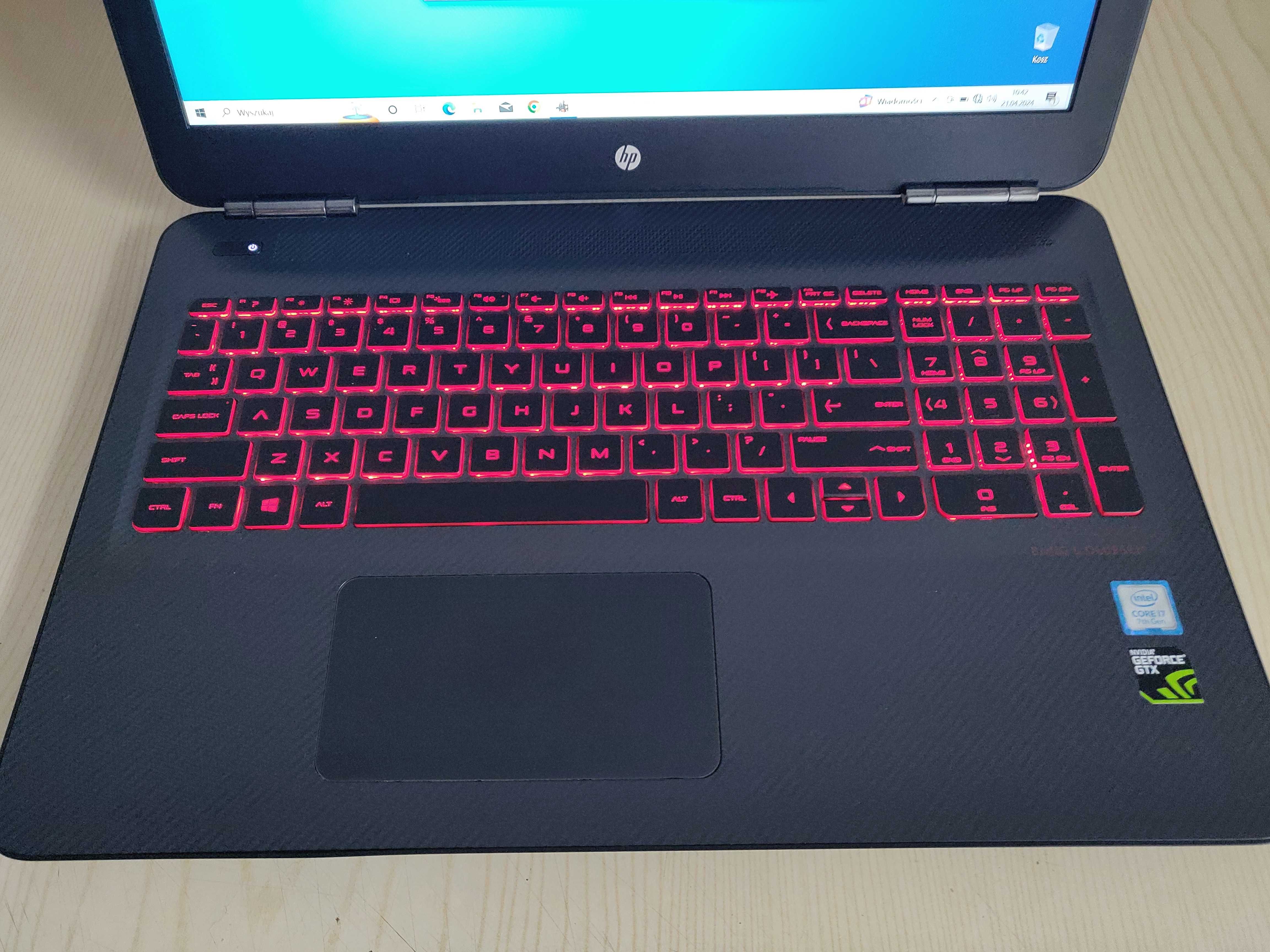 Laptop HP Omen   i7-7700HQ  GTX 1050