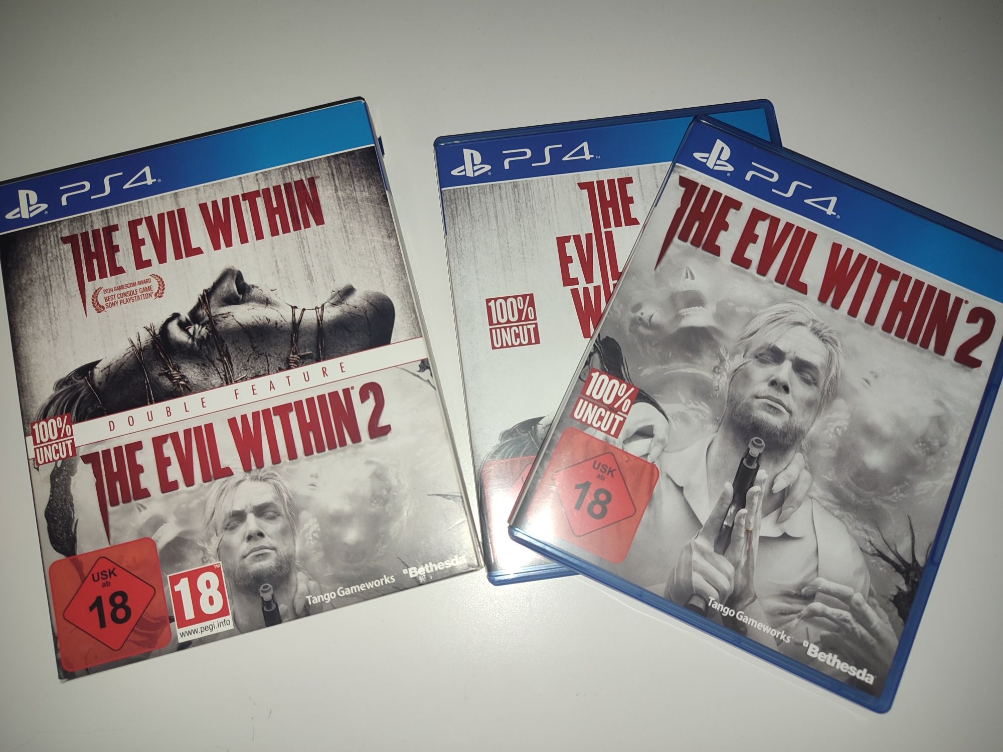 Zestaw Gra PS4 The Evil Within 1 i 2 komplet gry PlayStation 4 Mafia