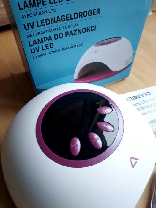 Nowa Lampa do paznokci UV LED marki Ambiano manicure pedicure