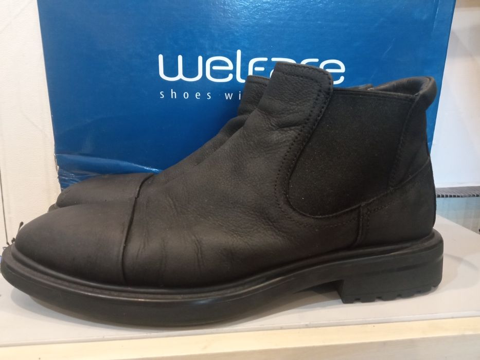 Продам мужские зимние кожаные ботинки Welfare.Оригинал