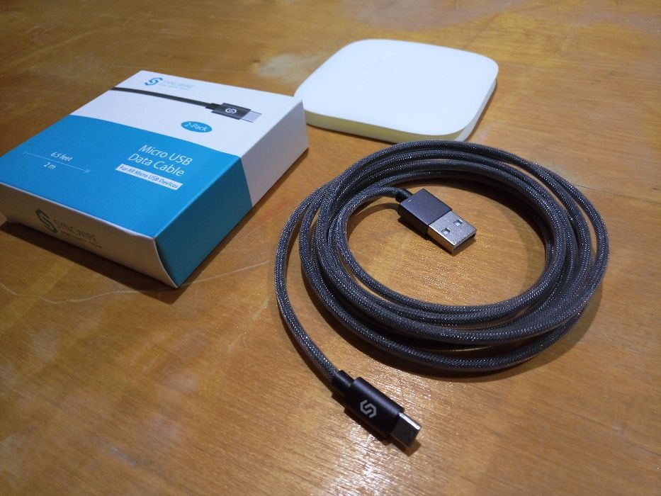 Syncwire сверхпрочный утолщенный нейлоновый micro USB кабель (2 метра)