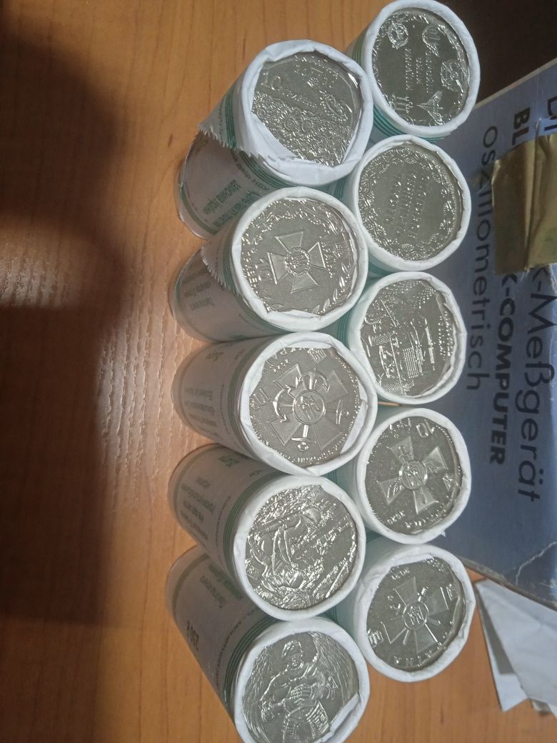 Монети України 10грн. Цілий рол