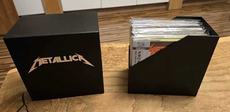 BOX METALLICA zestaw kolekcja 15 albumów dyskografia FOLIA