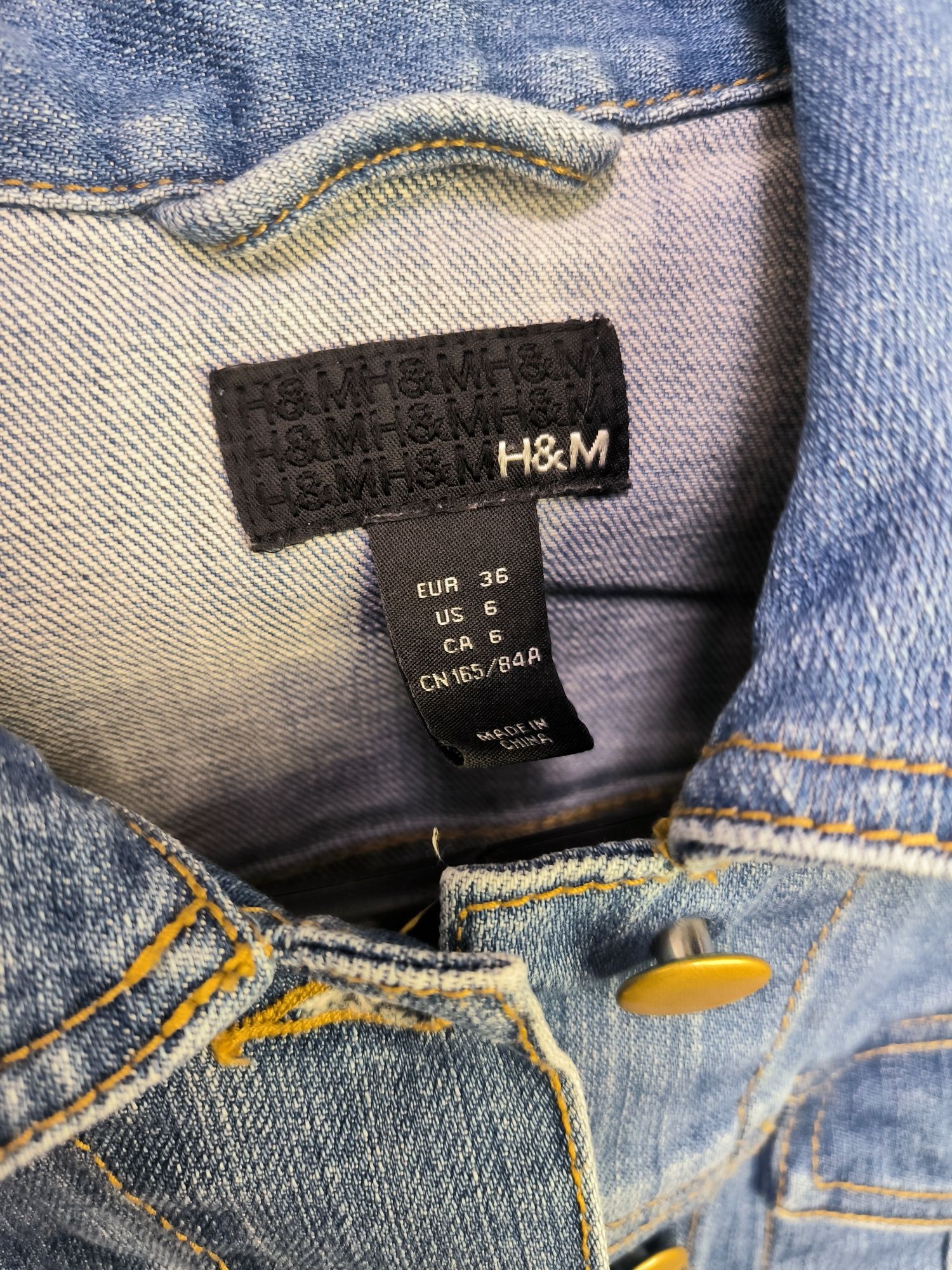 Продам джинсову куртку H&M підросткову