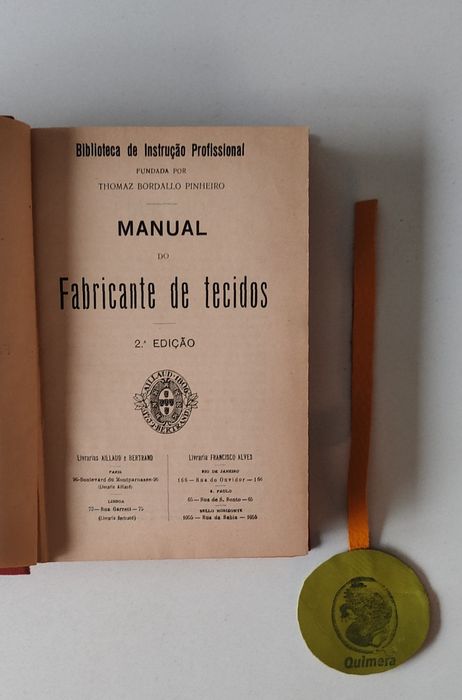 Manual do fabricante de tecidos,Biblioteca de Instrução Profissional