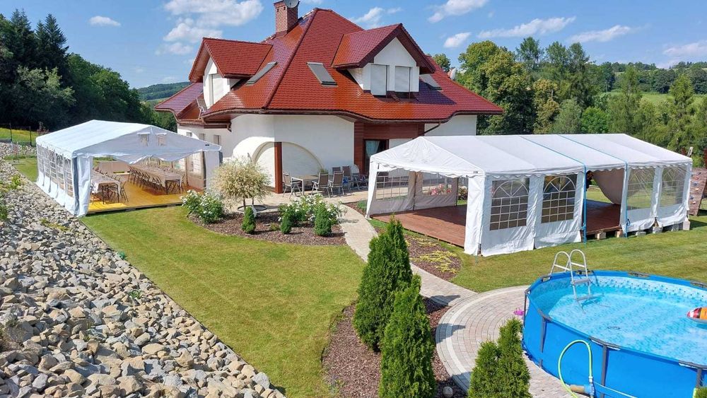 Wynajem Namiotów, podłoga drewniana - namioty na wesele, poprawiny