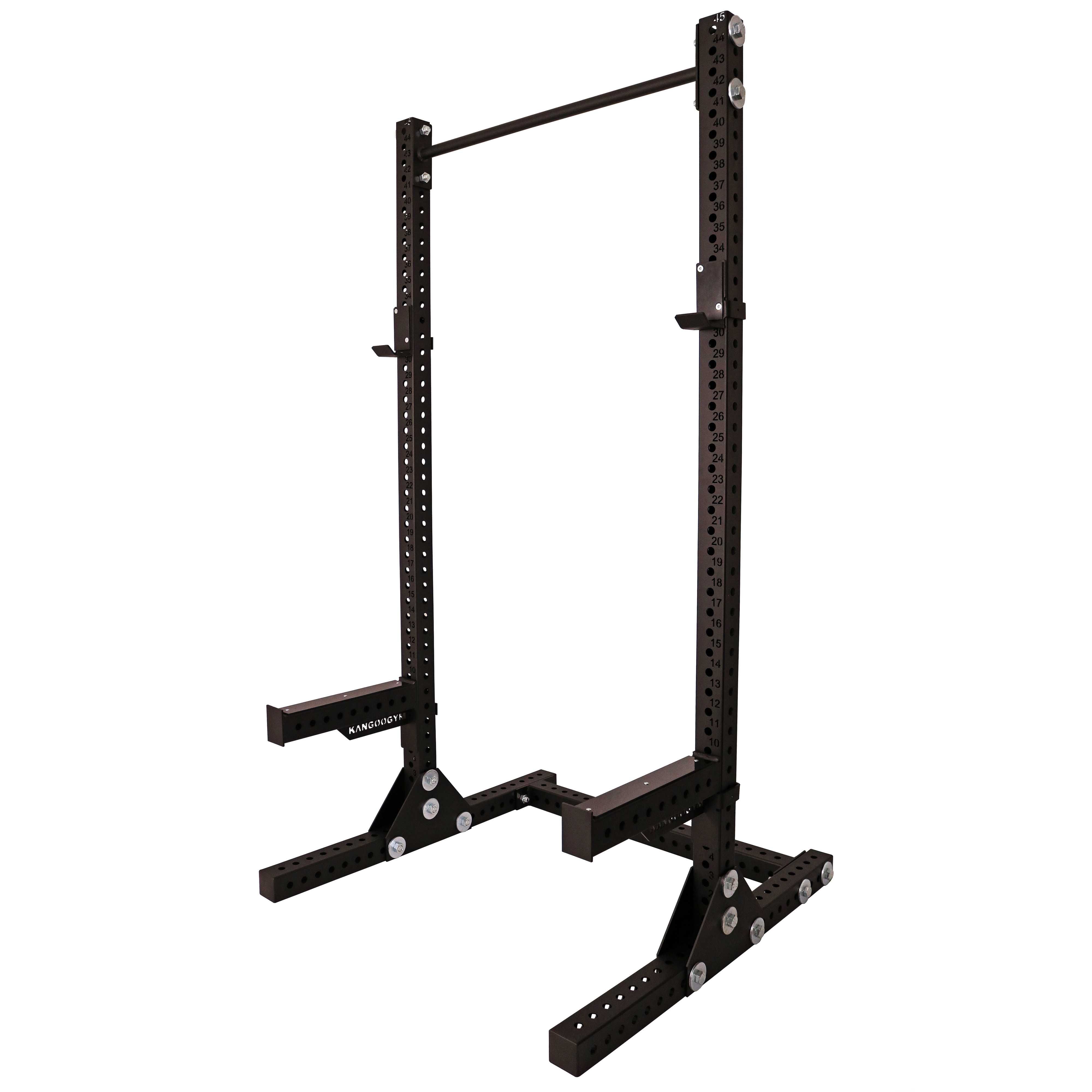 HALF RACK 80x80x3 + stacja DIP + landmine + belki / klatka siłownia
