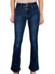 Granatowe jeansowe spodnie dzwony XS 34 American Eagle