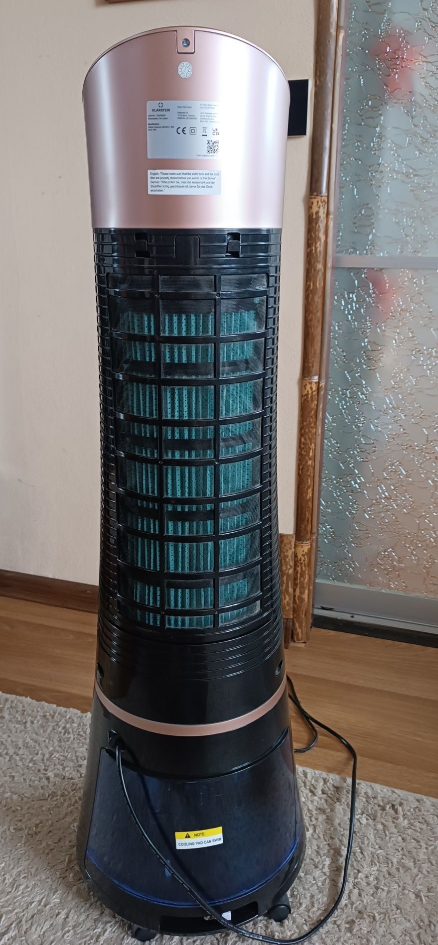 Охолоджувач повітря, вентилятор Klarstein Skyscraper Ice