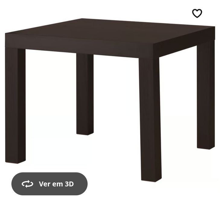 Mesa de apoio, pret-cast 55x55cm - IKEA 
Mesa de apoio, pret-cast, 55x
