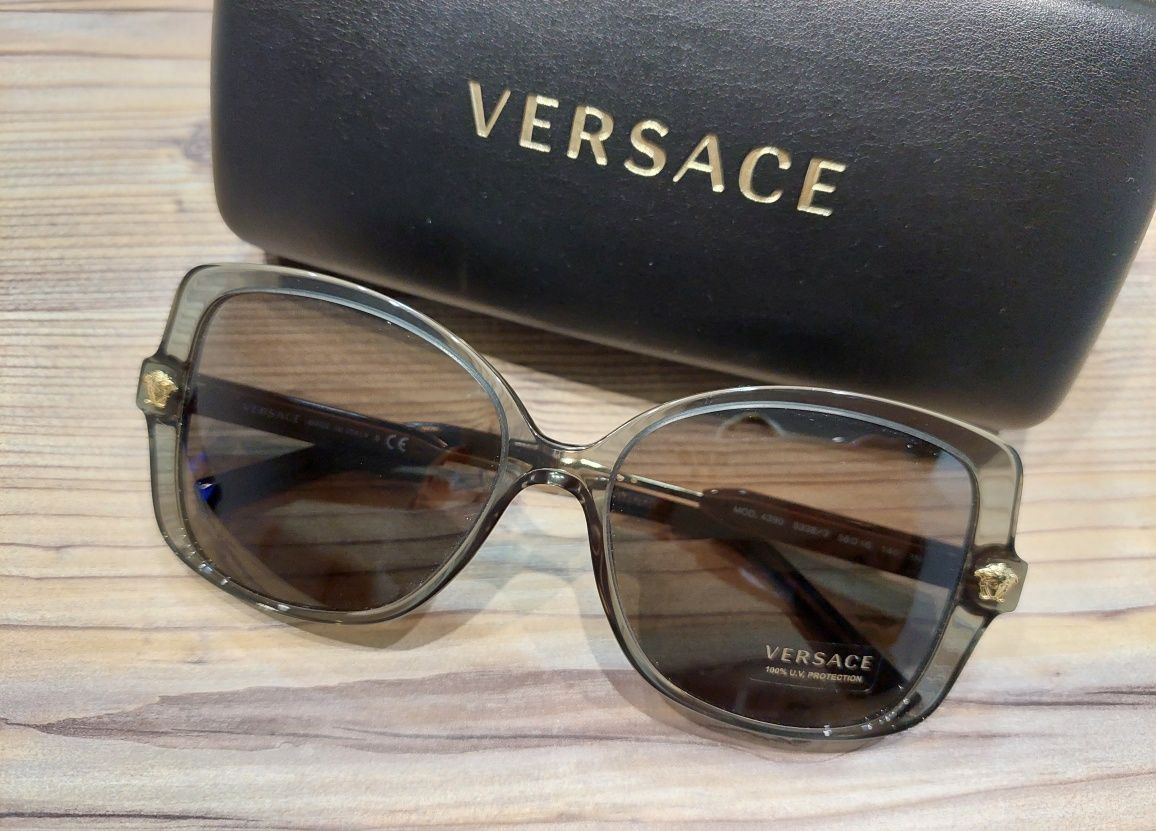 Жіночі легкі  сонцезахисні окуляри  4390 від Versace! Оригінал!