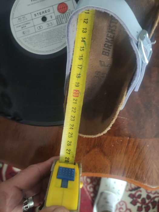 Birkenstock japonki niebieskie