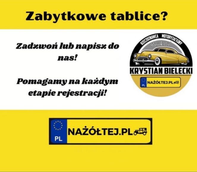 Rzeczoznawca samochodowy, Rejestracja na zabytek, biała karta. Sct