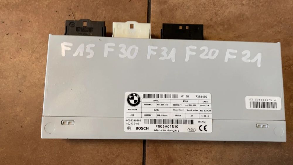 BMW F15 F30 F31 F20 F21 MODUŁ STEROWNIK KLAPY 7388490