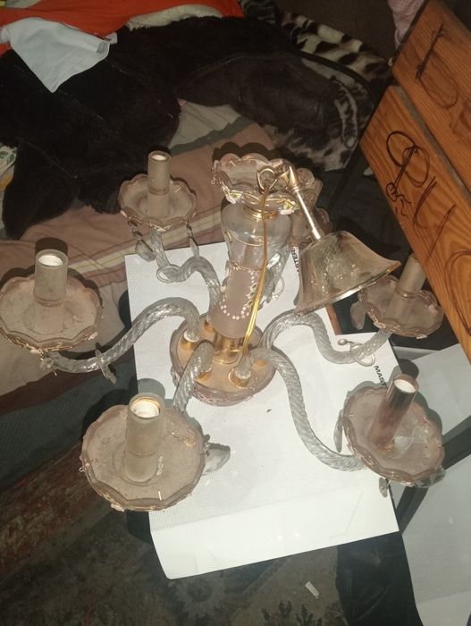 Хрустальна люстра ручної роботи