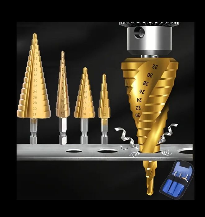 Ступенчатые свёрла ( набор) до 32 мм