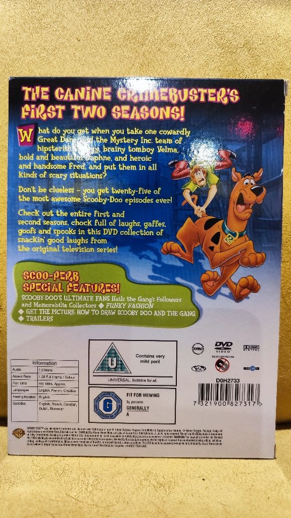 Scooby-doo season 1 e 2 - dvd