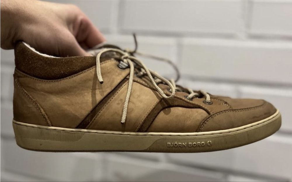 Шкіряні черевики bjorn borg