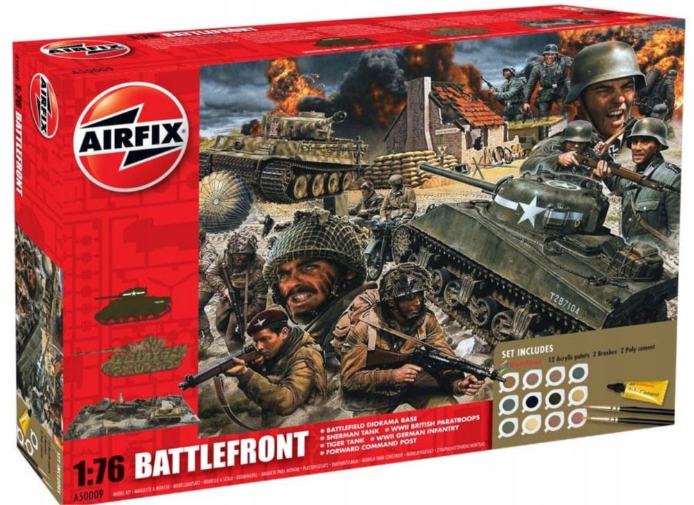 Airfix 50009A model diorama D-Day Battlefront Gift Set 1:72