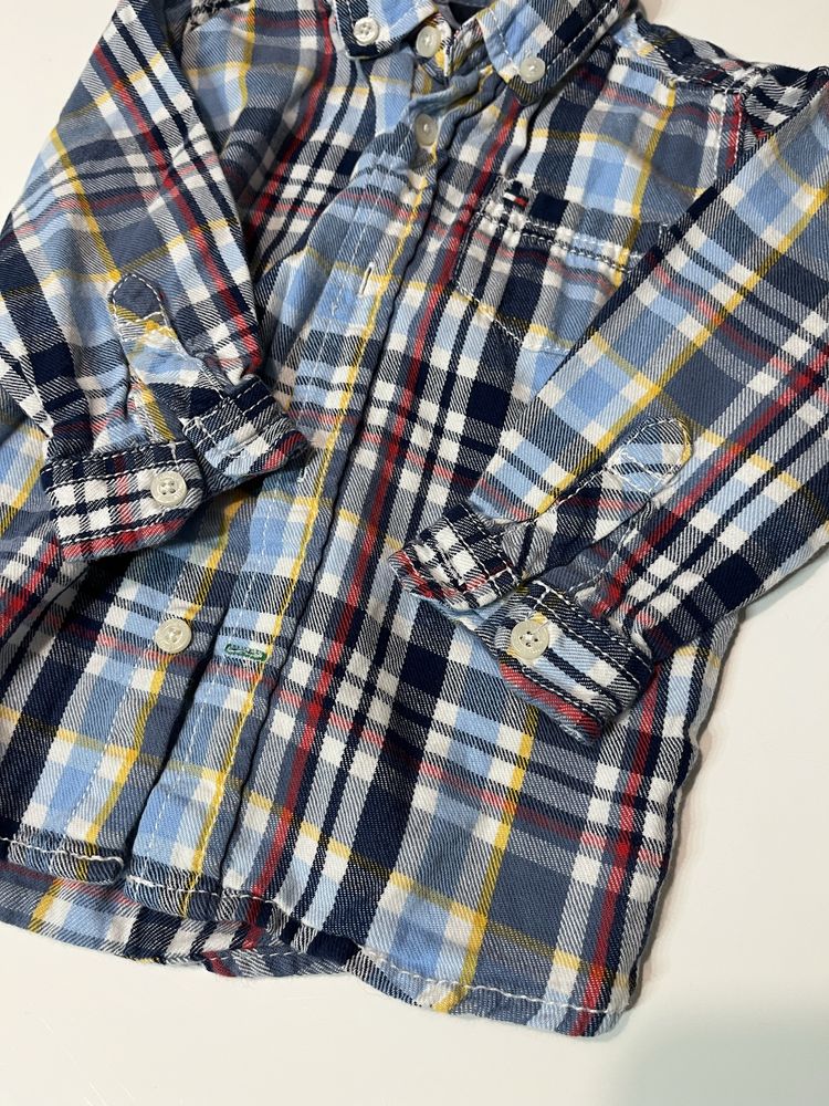 Koszula w krate dla chlopca Tommy Hilfiger
