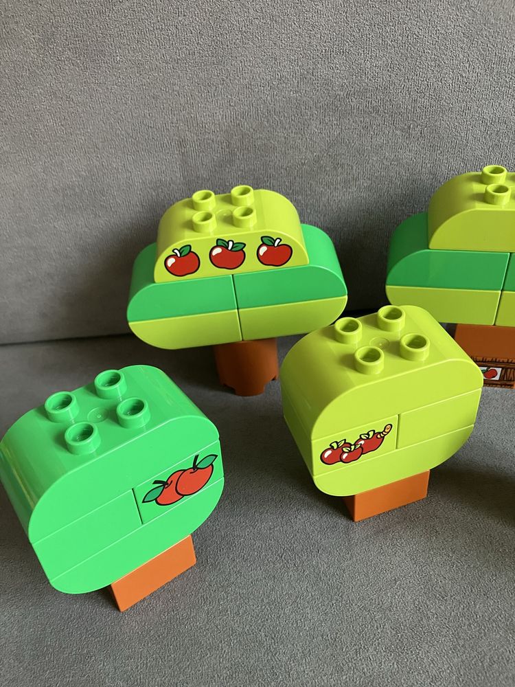 Lego duplo klocki sad, drzewa, skosy