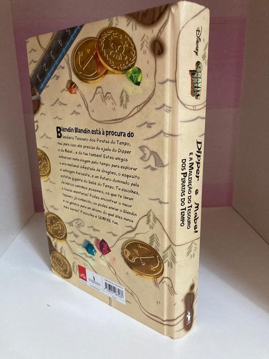Livro Gravity Falls Dipper Mabel e Maldição Tesouro dos Piratas Tempo
