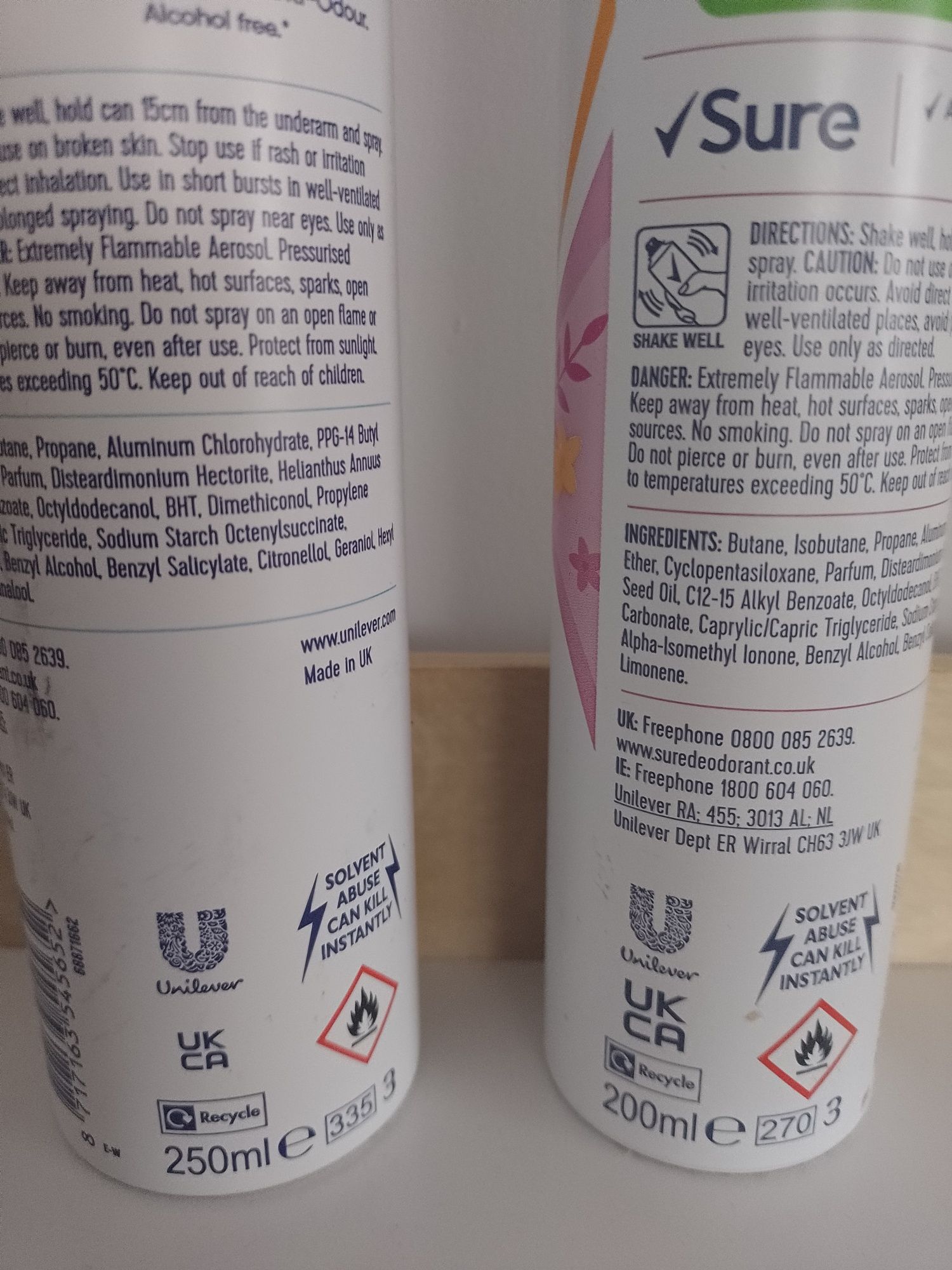 Antyperspirant Sure Rexona 250 /200 ml