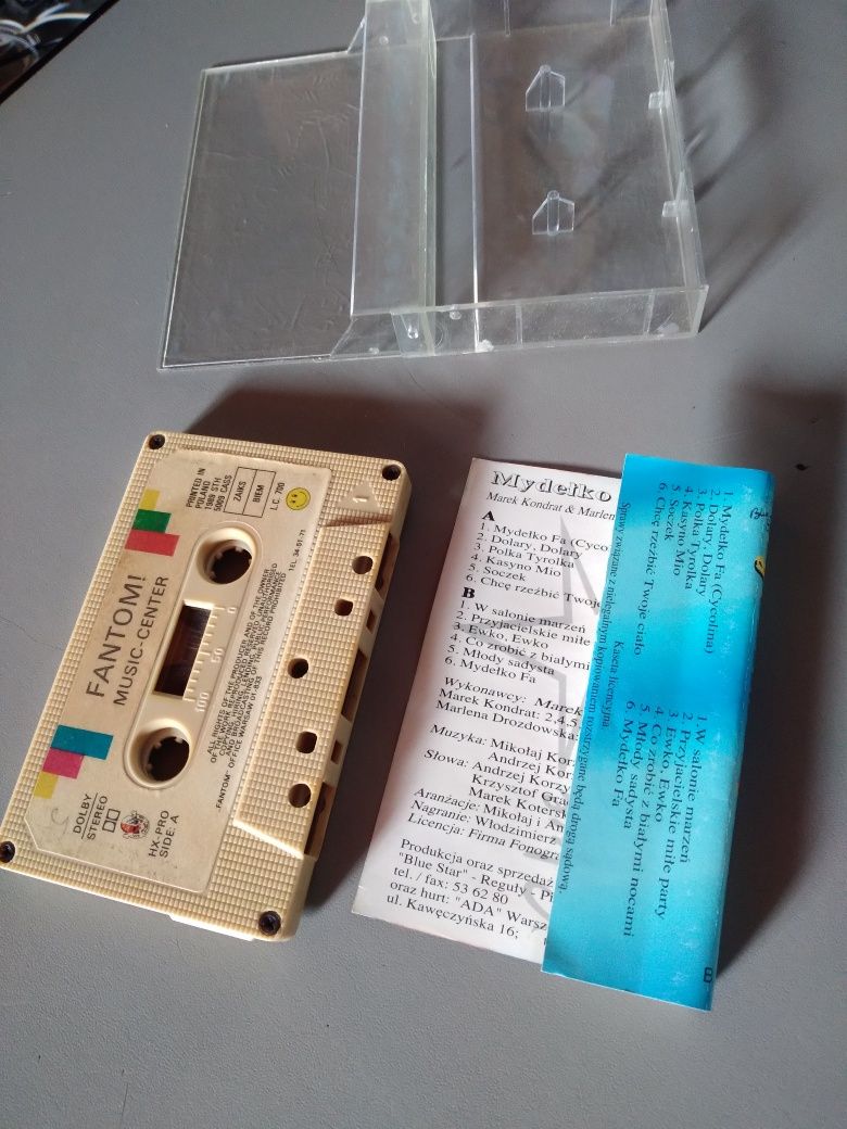 Kaseta magnetofonowa Mydełko Fa