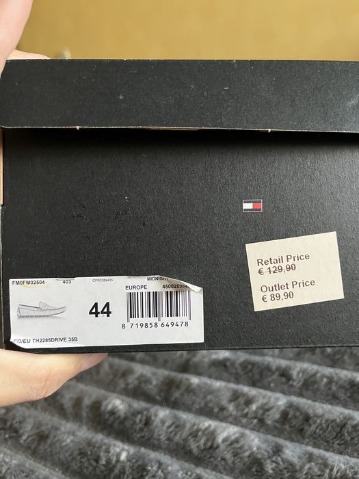 Мокасины Tommy Hilfiger. Туфли мужские. Оригинальные лоферы