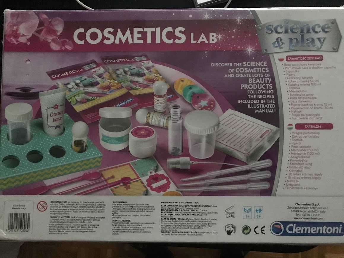 Kosmetyczne Laboratorium marki Clementoni.