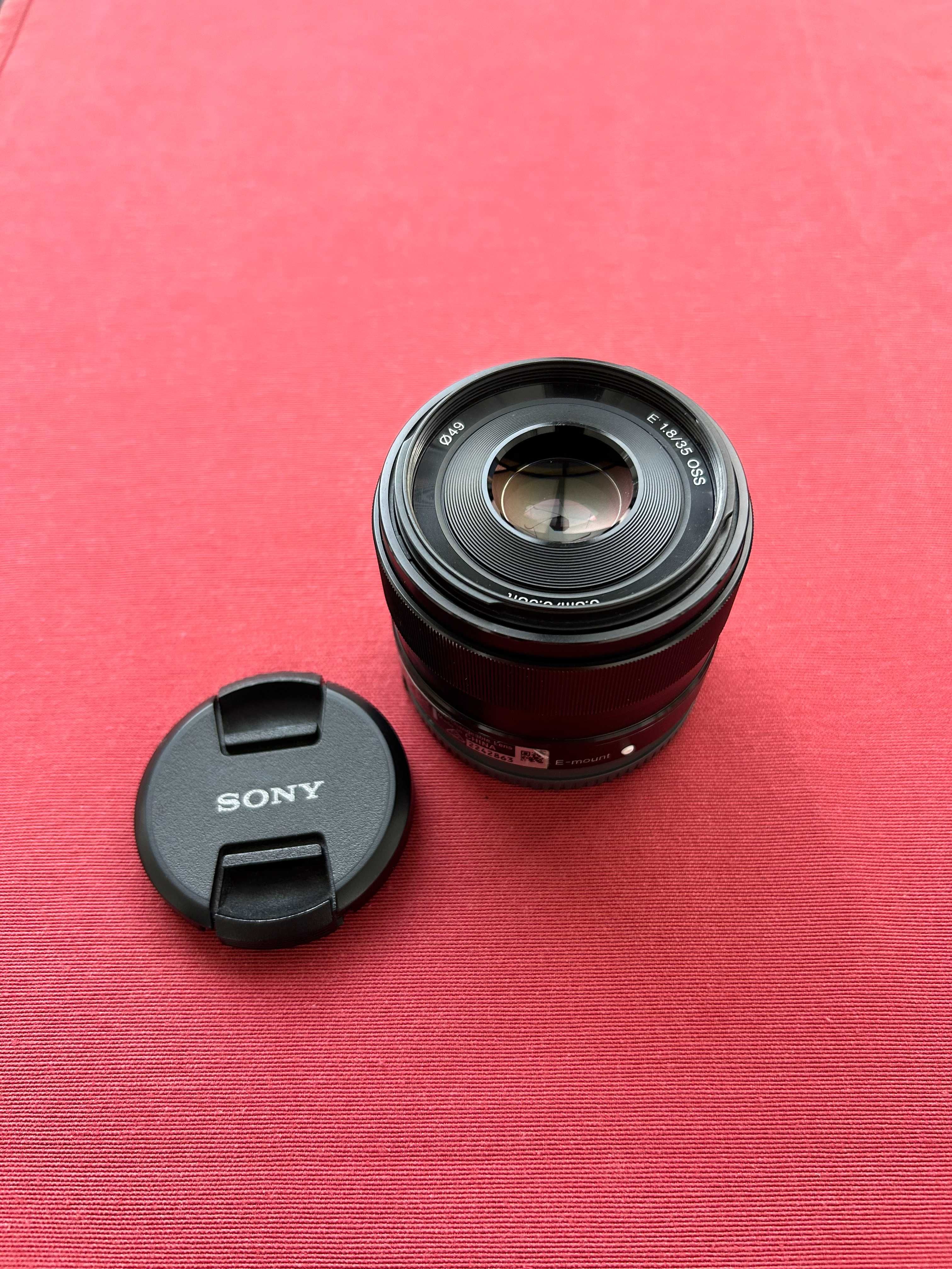 Sony FE 35mm 1.8 OSS - Muito bom estado - Prime Lens