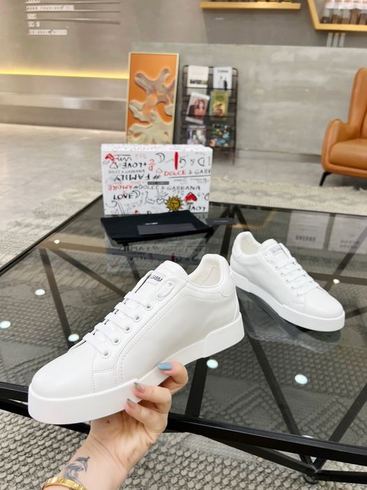 DOLCE GABBANA мужские кеды кожаные кроссовки оригинал черные