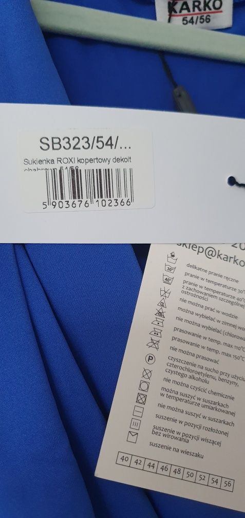 Sukienka karko roxi kopertowy dekolt