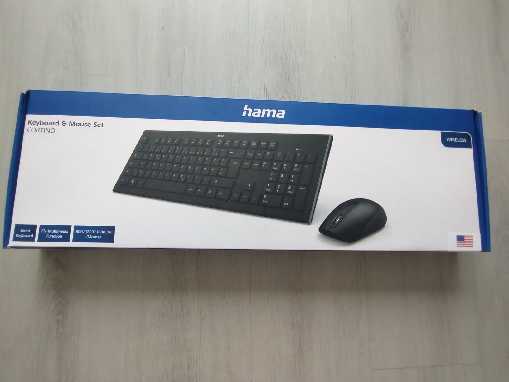 Klawiatura z myszką Hama - NOWE