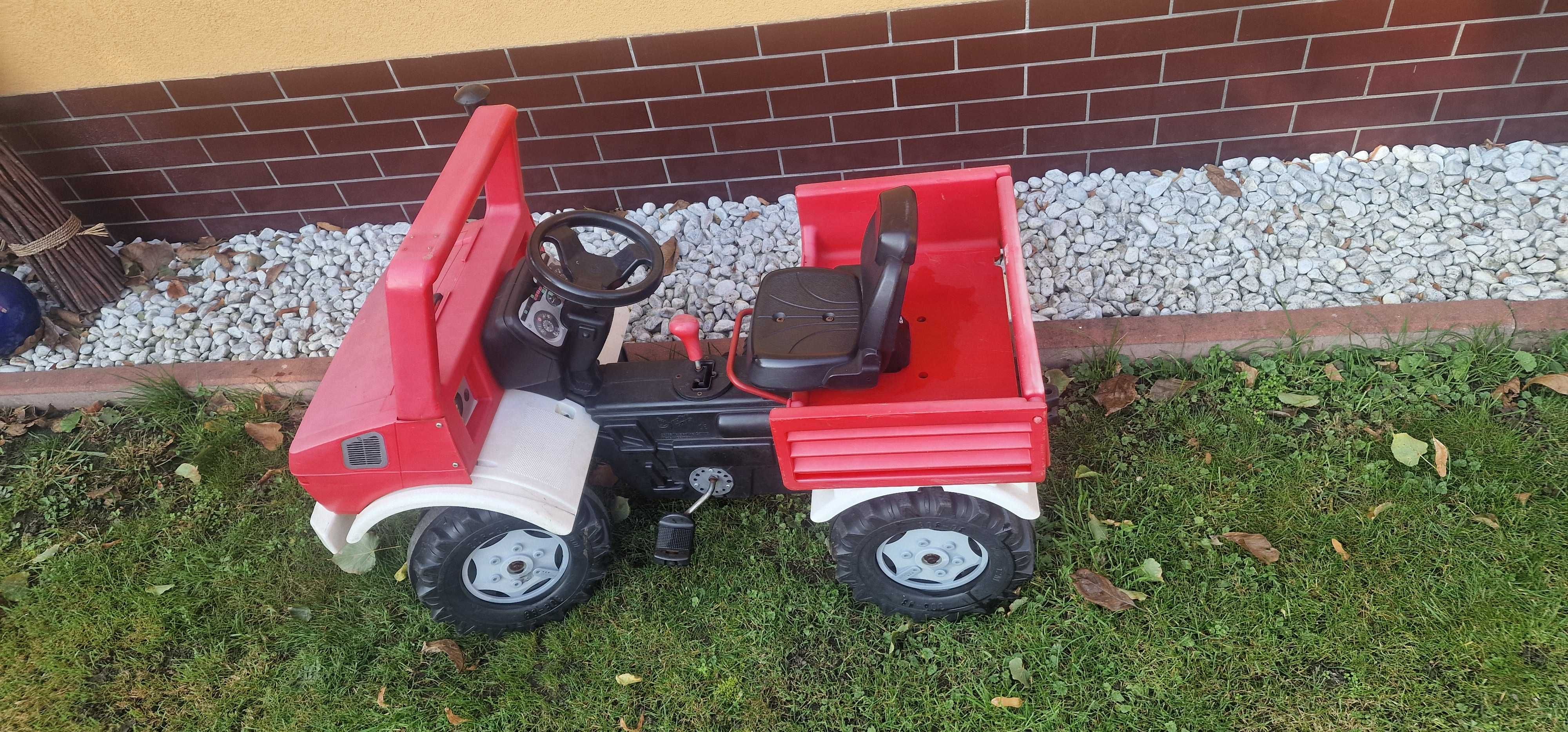 Rolly Toys Unimog Straż Pożarna pojazd na pedała traktorek
